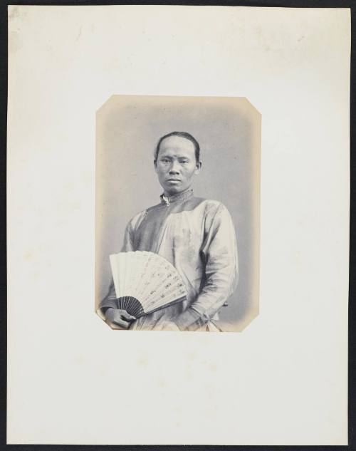 Ambassade Cochinchinoise à Paris. 165. Nguyen bûu câp (23 ans) Capitaine d'escorte - profile