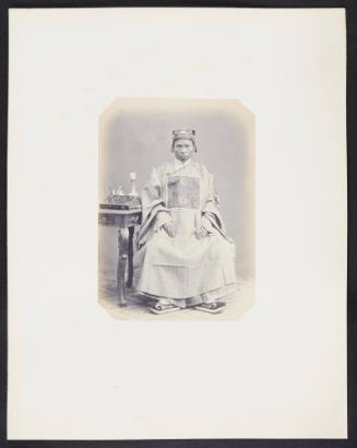 Ambassade Cochinchinoise à Paris. 152. Ba-thuang (38 ans) 1er Lettré en Préfet de Saigon (en grand costume)