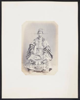 Ambassade Cochinchinoise à Paris. 143. Phan-plu-Thu (44 ans) 1er Secrétaire du Ministère de l'Intérieur.Mandarin de 2e degré, 2e classe (grand Costume)