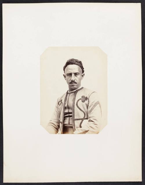 253. Moustapha Ben Onarga (26 years old) Soldier First Class for the 2nd Algerian Fusiliers, born inTlemcen. Height: 1m, 68 cm – black hair, brown eyes (his father and his mother are Turkish). Photographed in Paris.