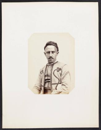 253. Moustapha Ben Onarga (26 years old) Soldier First Class for the 2nd Algerian Fusiliers, born inTlemcen. Height: 1m, 68 cm – black hair, brown eyes (his father and his mother are Turkish). Photographed in Paris.