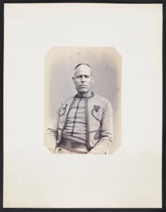 136. Ali ben Asmar (27 years old) (Algerian Fusilier) of a tribe from Oued Ohmeum (?), Béjaïa region, Constantine province (Algeria)