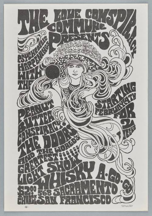 The Doors, Peanut Butter Conspiracy, February 4-18, Whiskey A Go-Go in San Francisco