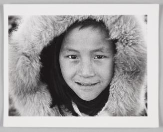 Child in parka, Cambridge Bay