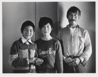 Tulurialik, his son and a friend