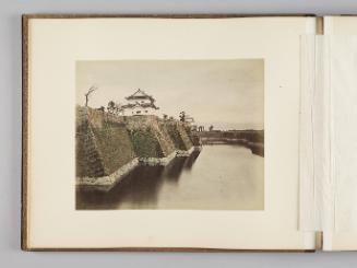 [Outer moat of Nijō Castle, Kyoto]   from Views of Kobe, Kioto...