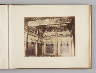 [The Mikado's room, interior of Nikko Temple]   from Views of Tokyo, Nikko, Yokohama