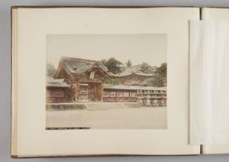 Temple at Shiba, Tokyo   from Views of Tokyo, Nikko, Yokohama