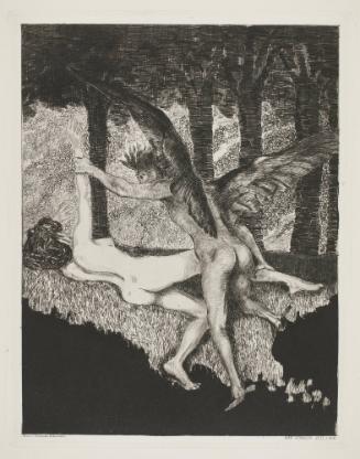 17 Vergewaltigung   Plate 8 from Zelt I Series