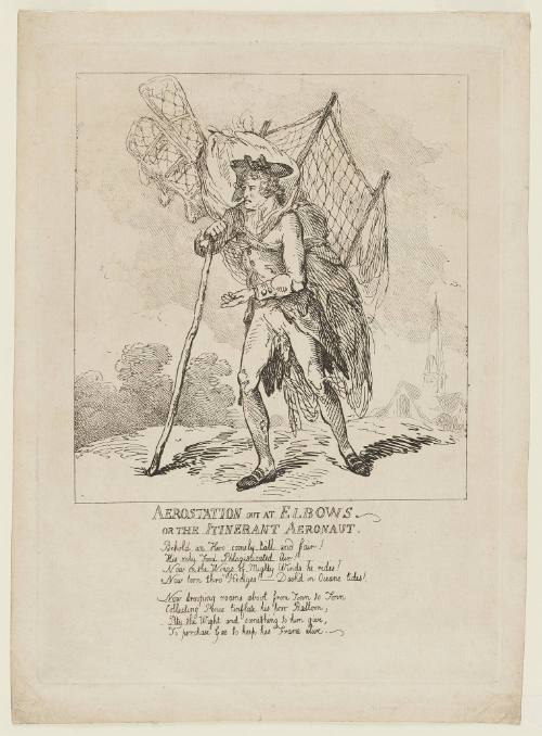 Aerostation out at Elbows or the Itinerant Aeronaut