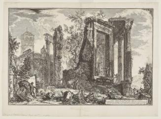 Another view of the Sibylline Temple at Tivoli from the Vedute di Roma (Views of Rome)