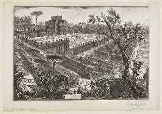 Villa Pamphilj outside Porta S. Pancrazio from the Vedute di Roma (Views of Rome)