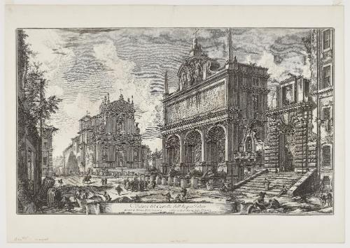 View of the fountainhead of the Acqua Felice...from the Vedute di Roma (Views of Rome)