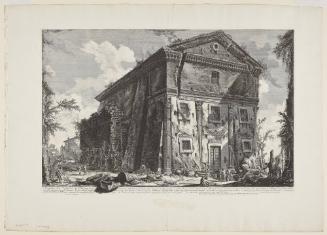 View of the temple of Bacchus, now the church of S. Urbano, two miles distant from Rome, beyond the Porta S. Sebastiano...from the Vedute di Roma (Views of Rome)