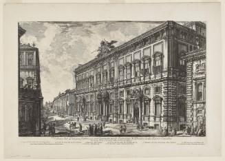 View of the Palazzo della Consulta on the Quirinal housing the Papal Secretariat from the Vedute di Roma (Views of Rome)