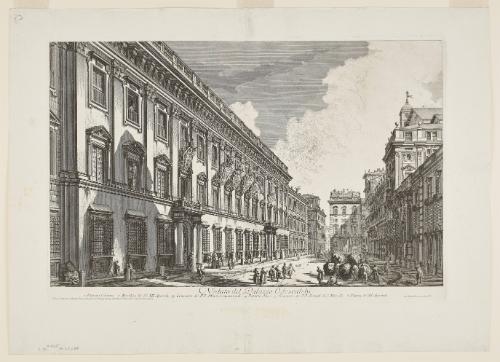 View of the Palazzo Odescalchi from the Vedute di Roma (Views of Rome)