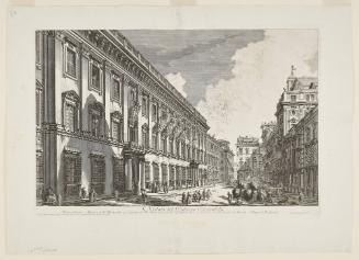 View of the Palazzo Odescalchi from the Vedute di Roma (Views of Rome)