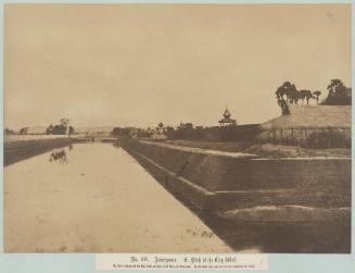 Amerapoora. S. Ditch of the City Wall  Plate 59: "Burma Views" (1857)