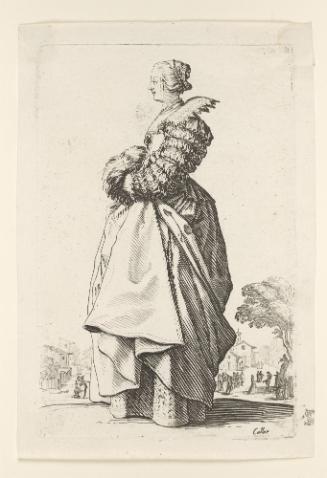 La Dame de Profil Ayant les Mains Dans son Manchon from The Nobility of Lorraine