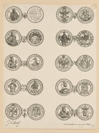 Plate 4 from “Les Monnaies” (The Coins)