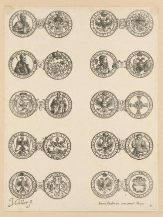 Plate 6 from “Les Monnaies” (The Coins)