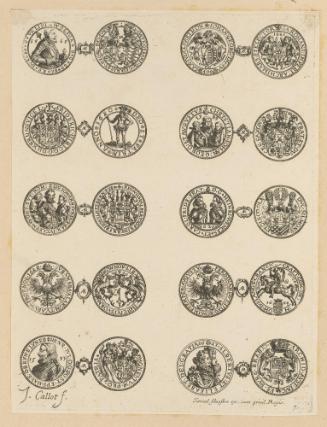 Plate 7 from “Les Monnaies” (The Coins)