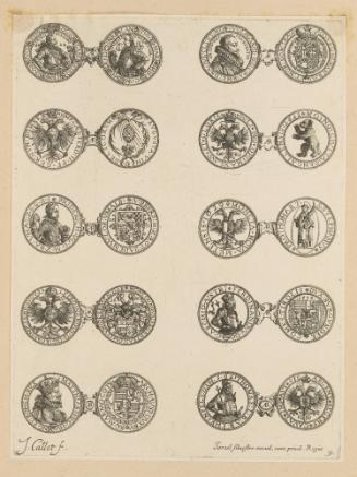 Plate 9 from “Les Monnaies” (The Coins)