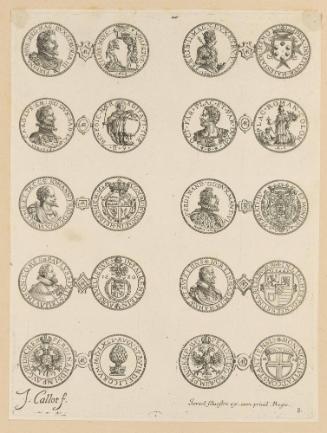 Plate 8 from “Les Monnaies” (The Coins)