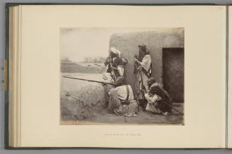 [Peshawur; Group of Afredees from the Khyber Pass]   from The Sutlej - Indian Groups etc.