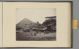 [Chamba; Temples and Bazaar]   from The Sutlej - Indian Groups etc.