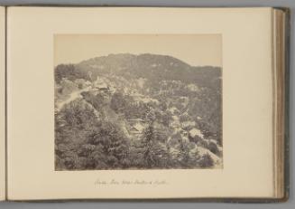 [Simla; From below Bentinck Castle]   from Indian Views