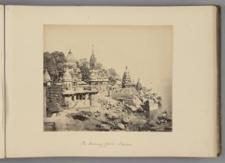 [The Burning Ghât, Benares]   from Indian Views