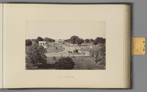 [Lucknow; A View in the Wingfield Park]   from Indian Architecture and Scenery, Vol. 1