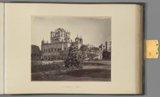 [Lucknow; La Martiniere, from the Garden]   from Indian Architecture and Scenery, Vol. 1