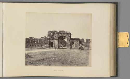 [Lucknow; Bailey-guard Gate]   from Indian Architecture and Scenery, Vol. 1