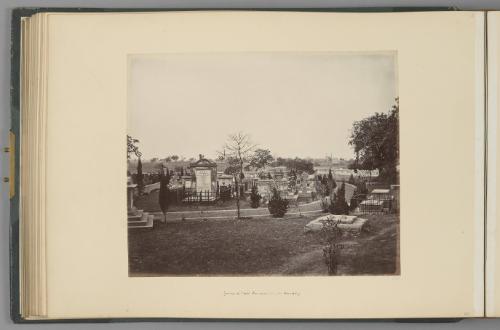 [Lucknow; Graves of Neil, Lawrence & C, in Cemetery]   from Indian Architecture and Scenery, Vol. 1