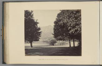 [Nynee Tal; View from the Mall on the Eastern side, looking North]   from Himalayas