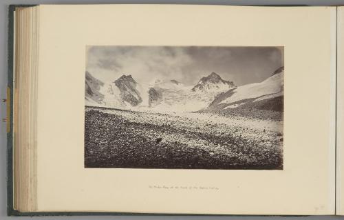 The Neela Pass, at the head of the Buspa Valley   from Himalayas
