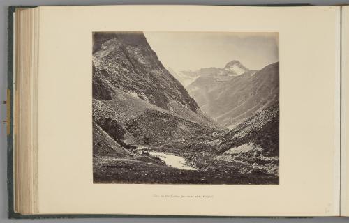 View on the Buspa, five miles above Chitkul   from Himalayas