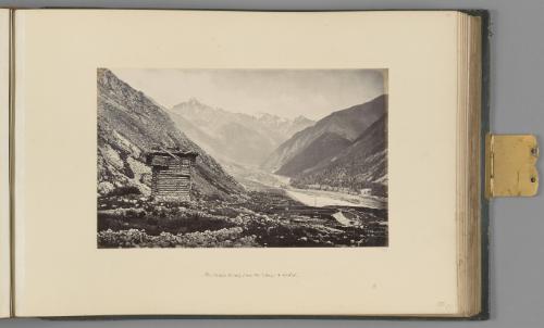 The Buspa Valley, from the Village of Chitkul   from Himalayas