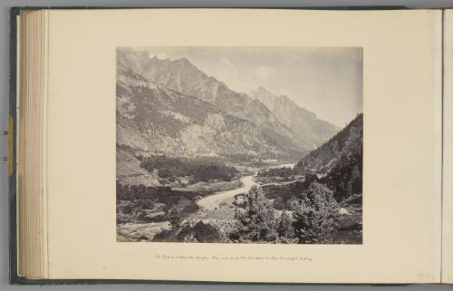 [The Buspa Valley from Sungla; This view gives the best idea of this beautiful valley]   from Himalayas