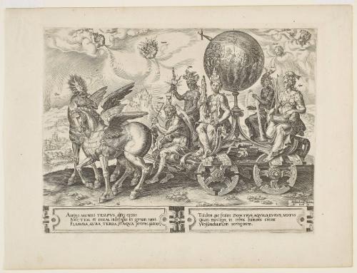 The Triumph of the World   Plate 1 from the Vicissitudes of Human Things: Circulus Vicissitudiness Rerum Humanorum