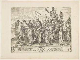 The Triumph of Riches    Plate 2 from The Vicissitudes of Human Things: Circulus Vicissitudines Rerum Humanorum