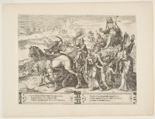 The Triumph of Humility  Plate 7 from The Vicissitudes of Human Things: Circulus Vicissitudines Rerum Humanorum