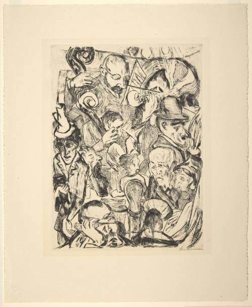 Kaffee-Musik Plate 9 from Gesichter Portfolio