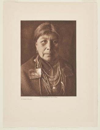 A Makah Woman from the volume The North American Indian