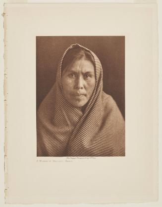 A Woman of Massett - Haida from the volume The North American Indian