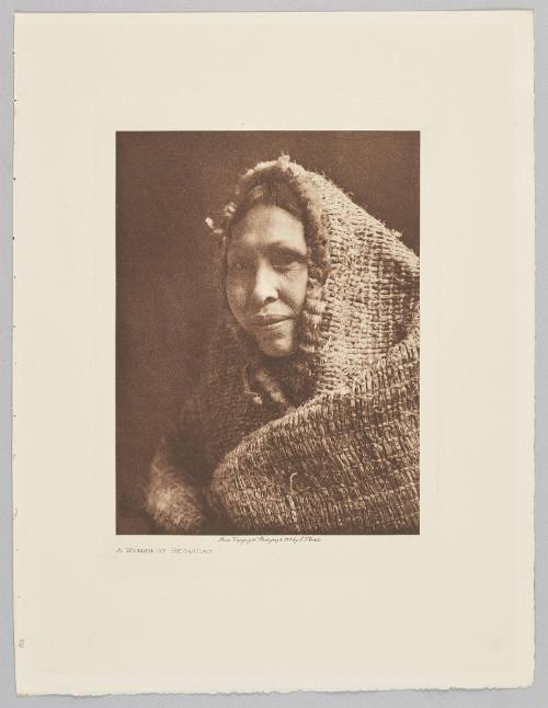 A Woman of Hesquiat from the volume The North American Indian
