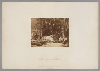 Night, asleep in the Cabane from "Moose Hunting" Portfolio