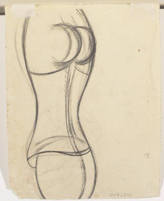 Figur mit Korsett (verso)